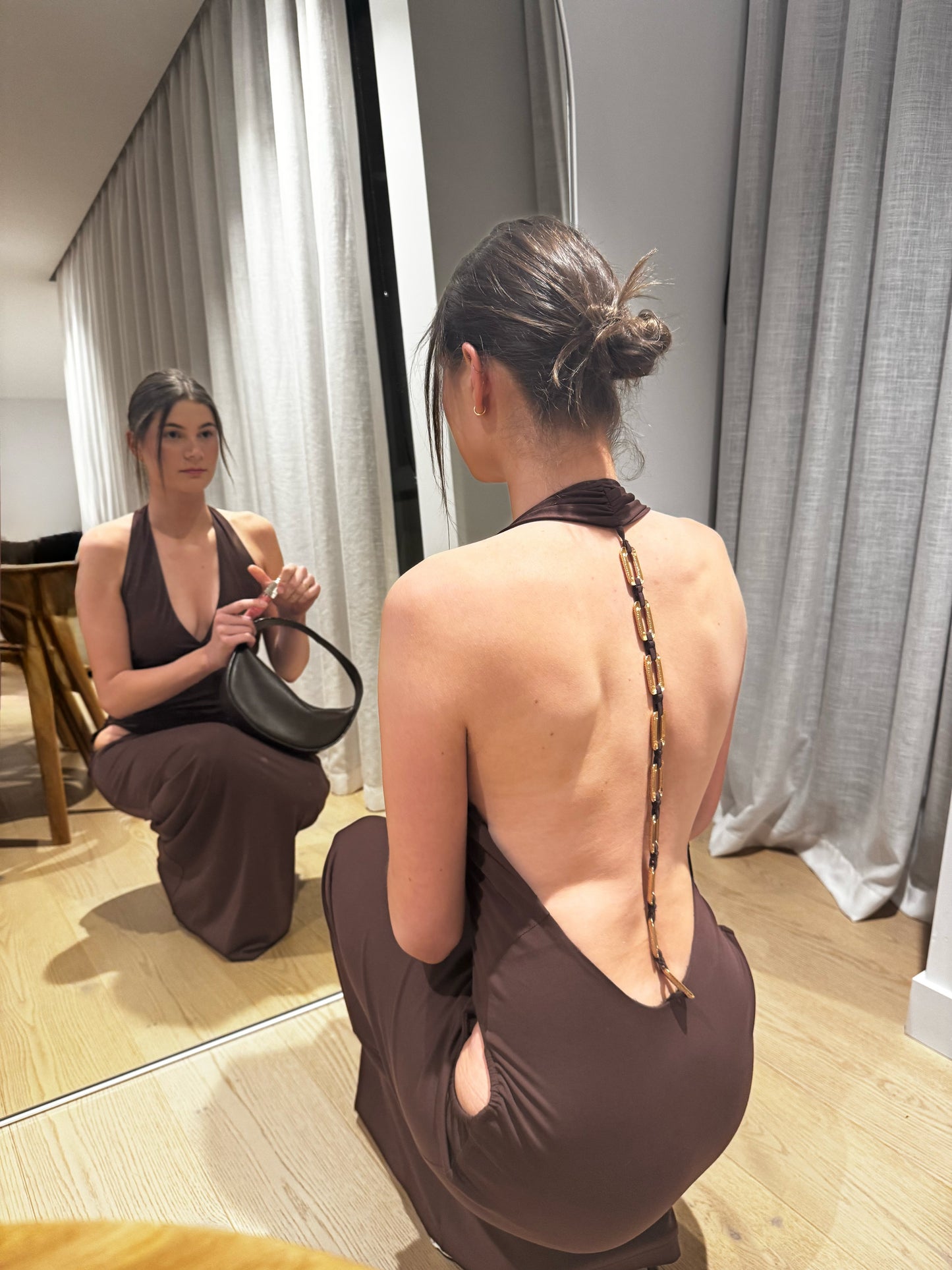 Aurelia Dress ~ Mocha